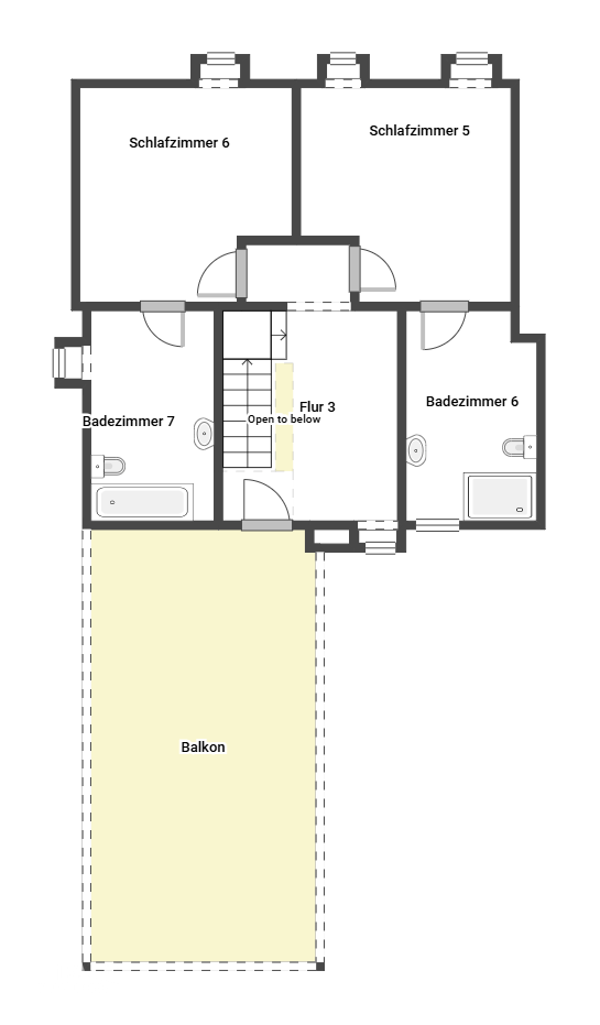 Second floor plan